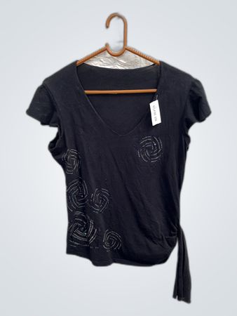 Black Embellished Top