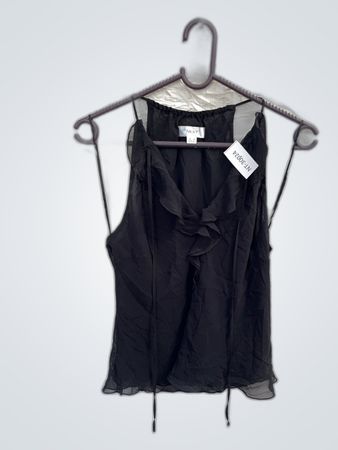 Black Sheer Top