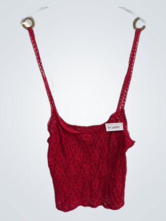 Red Lace Top