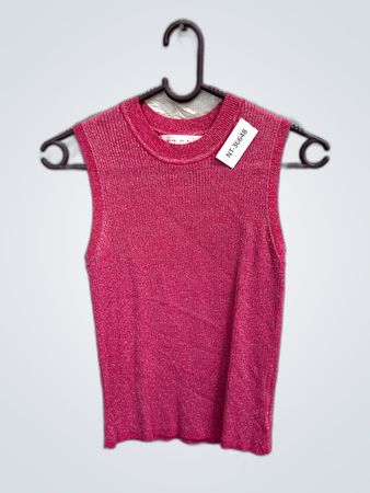 Pink Knit Tank Top
