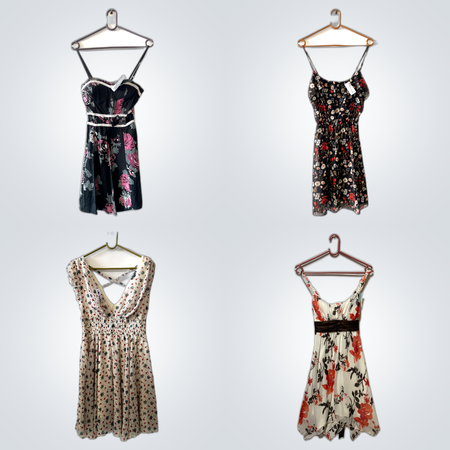 Y2K Floral Mini Dresses