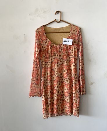 Floral Long-Sleeve Dress