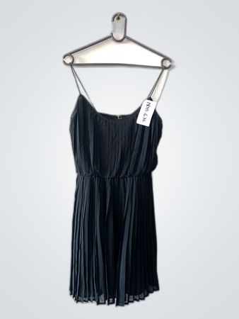 Black Pleated Dress