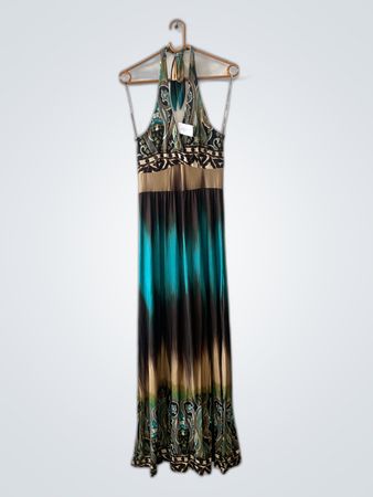 Long Halter Neck Dress