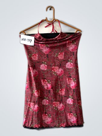 Floral Halter Neck Dress