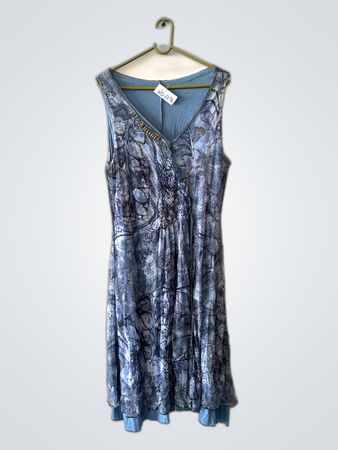 Blue Floral Dress