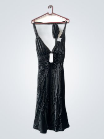 Black Satin Dress