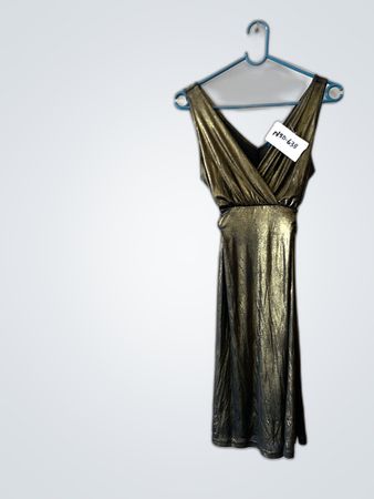 Gold Metallic Dress