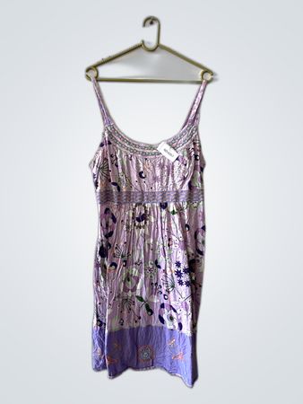 Purple Floral Sundress