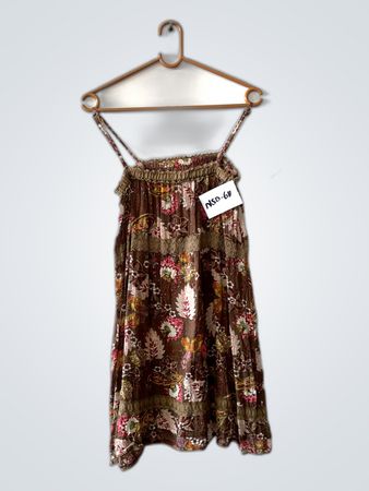 Brown Floral Sundress