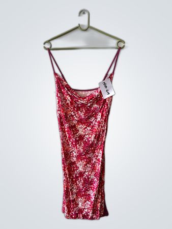 Red Floral Dress
