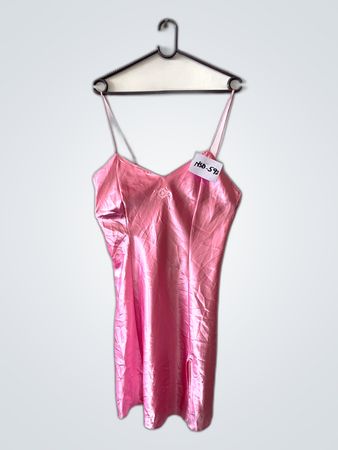 Pink Satin Dress