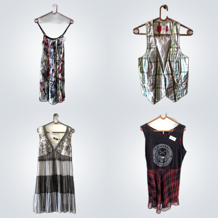 Mixed Color Dresses+Waistcoats Bundle(FV 248)