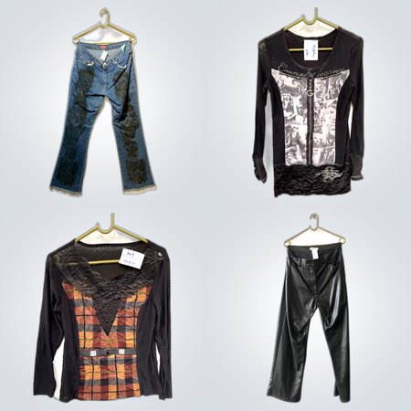 Vintage Style Tops+Jeans Set (FV 144)