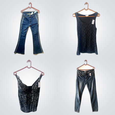 Lightweight Jeans +Tops Mix(FV 250)