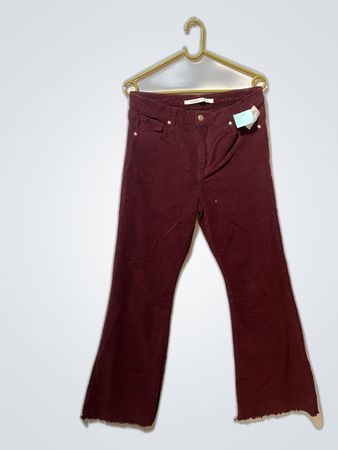 Zara Flared Corduroy Trousers