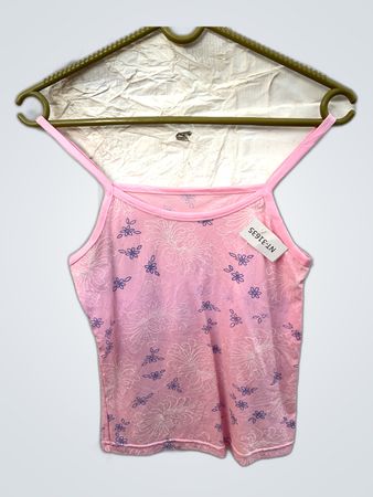 Pink Floral Tank Top