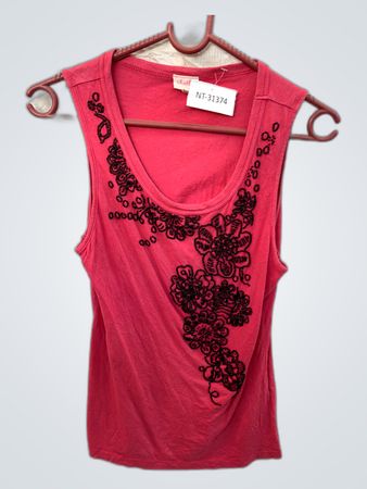 Whistles London Pink Sleeveless Top