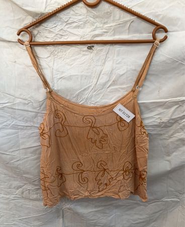 Brown Floral Camisole