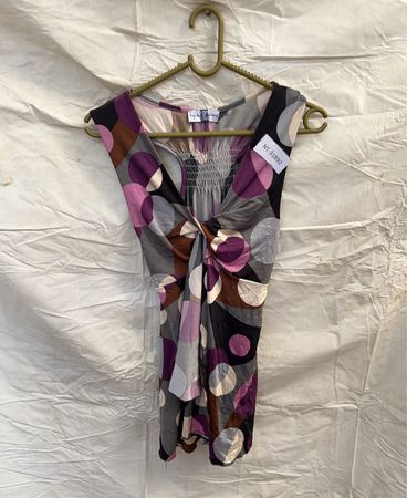 Women's Purple Polka Dot Dress