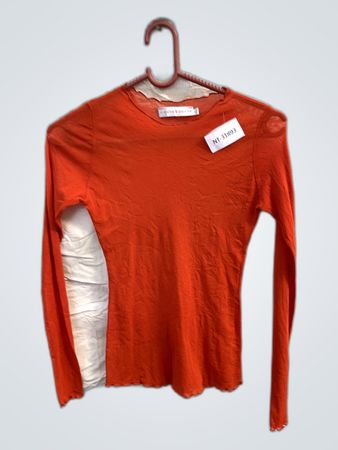Cache Cache Orange Long-Sleeve Top
