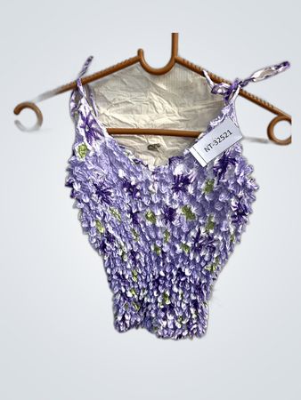 Purple Floral Top