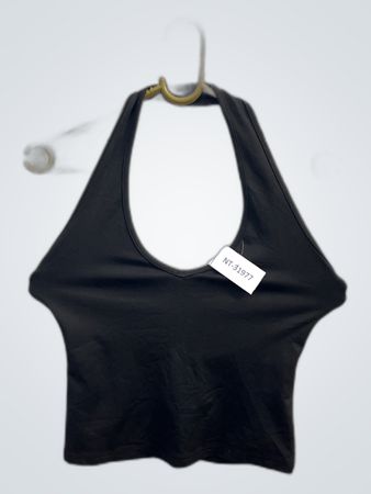 Black Halter Top