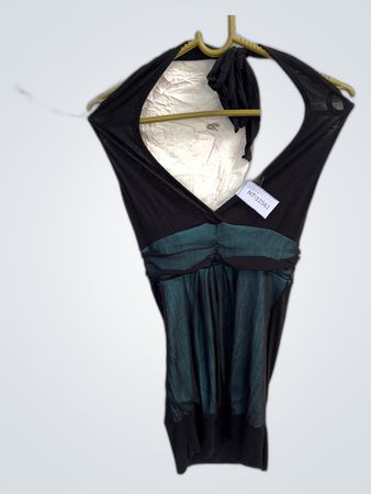 Black and Teal Dress