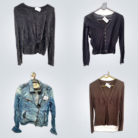 Casual Tops +Deinm Jacket Set (FV 120)