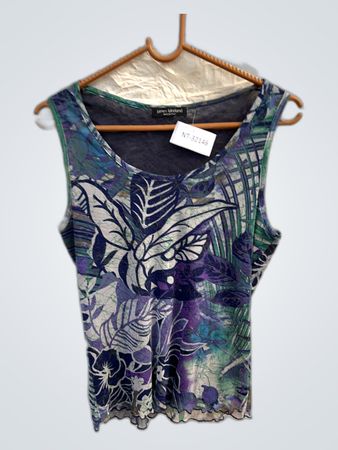 James Lakeland Tropical Print Tank Top