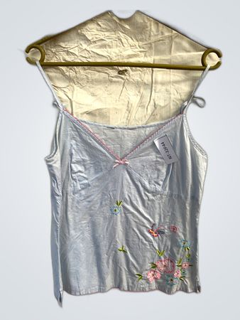 Blue Floral Camisole