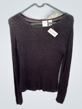 Black Knit Top