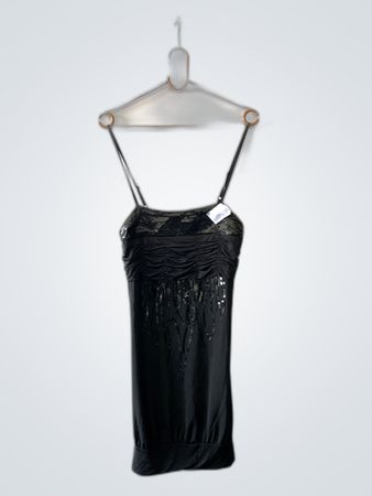 Black Sequin Dress