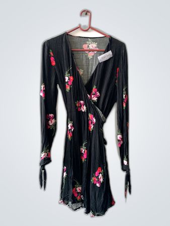 Floral Wrap Dress