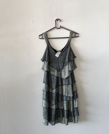 Kookai Polka Dot Ruffled Dress