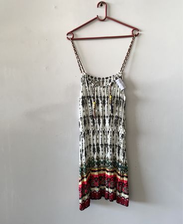 Red Queen Bohemian Print Dress