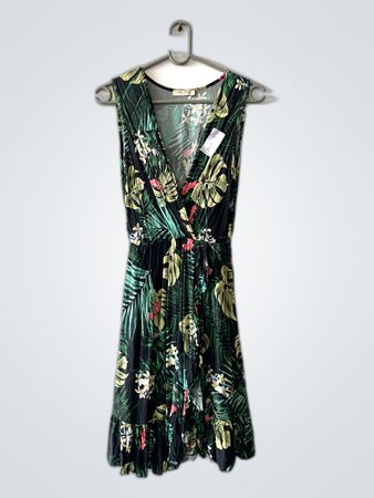 Tropical Print Dress