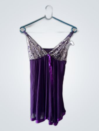 Purple Lace Chemise