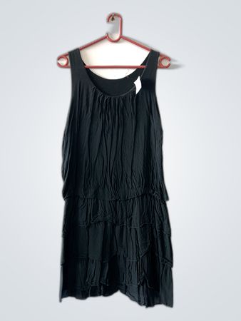 Black Ruffled Dress