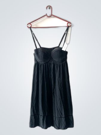 Black Strapless Dress