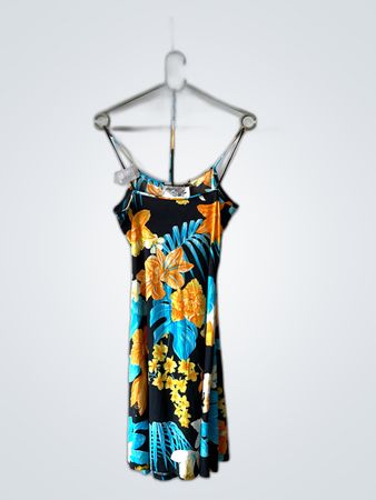Tropical Print Dress