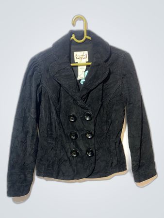 Levi Strauss Black Pea Coat