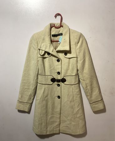 Ann Taylor Beige Wool Coat