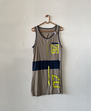 Brown Sleeveless Dress