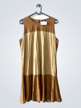 Brown Sleeveless Dress