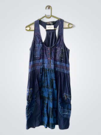 Blue Denim-Style Dress