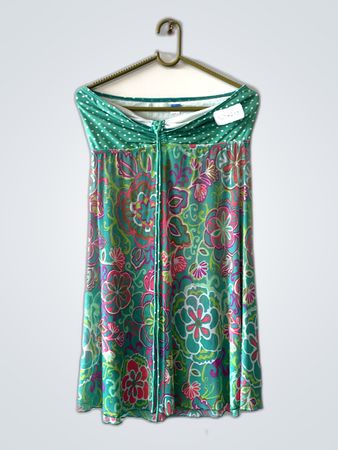 CYELL Floral Strapless Top