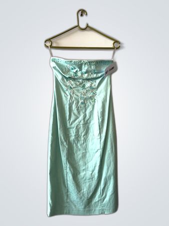 Light Blue Embellished Dress