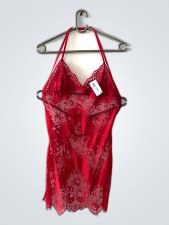 Red Lace Chemise