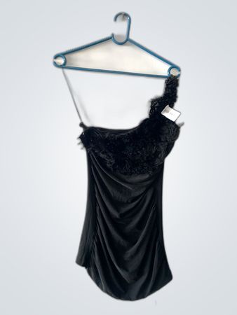 Black One-Shoulder Dress
